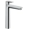 Image de hansgrohe Talis E - Mitigeur de lavabo sans tirette ni vidage, Robinet de salle de bain avec hauteur sous bec 234 mm, économie d'eau (EcoSmart), Chromé, 71717000