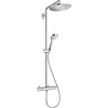 Image de hansgrohe Croma Select S Showerpipe 280 1jet avec thermostatique, Chromé, 26790000