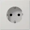 Image de Jung LS1520LG Wandcontactdoos met randaarde Inzetstuk 1-voudig Grijs 1 stuk(s)