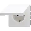 Image de Jung LS1520KLWW Wandcontactdoos met randaarde Inzetstuk LS plus, LS design, LS 990 Alpine-wit 1 stuk(s)