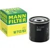 Image de MANN-FILTER W 712/83 Filtre à huile - pour Véhicule de tourisme + utilitaires