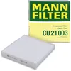 Image de MANN-FILTER CU 21 003 Filtre à air de cabine - VÉHICULE DE TOURISME + UTILITAIRES