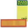 Image de MANN-FILTER C 36 010 Filtre à air - VÉHICULE DE TOURISME + UTILITAIRES