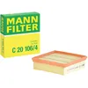 Image de MANN-FILTER C 20 106/4 Filtre à air - pour Véhicule de tourisme + utilitaires