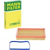 Image de MANN-FILTER C 2998/5 x Filtre à air - VÉHICULE DE TOURISME + UTILITAIRES