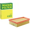 Image de MANN-FILTER C 2512 Filtre à air - VÉHICULE DE TOURISME + UTILITAIRES