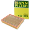 Image de MANN-FILTER C 33 189/1 Filtre à air - VÉHICULE DE TOURISME + UTILITAIRES