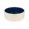 Image de Trixie 2452 Gamelle en céramique, 2,3 L/Ø 22 cm, crème/bleu