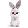 Image de NICI 49210 Cuddly Toy Rabbit Fynn Fluffy 24 cm Grey Sitting Sustainable Soft Plush Cute Plush Toy for Cuddling and Playing, for Children and Adults, Great Gift Idea