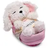 Image de Nici Chien Poodle Dormant Dans Le Panier Teddy 12 Cm
