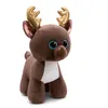 Image de NICI peluche GLUBSCHIS Renne Chocolate Mousse 45cm brun - Doudou en peluche, mignonne peluche à câliner, pour jouer, pour enfants et adultes, une excellente idée de cadeau - 49899