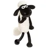 Image de Peluche Shaun le Mouton de 35cm blanc - Doudou en peluche à câliner, pour jouer, pour enfants et adultes, une excellente idée de cadeau