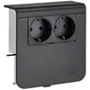 Image de Hager SL200809009011 Stopcontact voor Accessoires voor elektroplintsysteem Zwart 1 stuk(s)