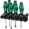 Image de Wera 335/350/367/7 Lasertip Schroevendraaierset Werkplaats 7-delig Plat, Kruiskop Phillips, Kruiskop Pozidriv, Binnen-Torx
