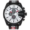 Image de Diesel Montre Griffée pour Homme, Mouvement quartz chronographe avec bracelet en cuir