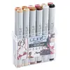 Image de COPIC Sketch Lot de 12 Marqueurs de dessin Couleurs Portraits 21075705