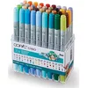 Image de COPIC Ciao Manga « Set pour débutants », set de 36 pièces dans un présentoir acrylique, marqueur Twin avec une pointe moyenne et une pointe Brush
