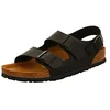 Image de Birkenstock Milano Birko-Flor, Sandale Mixte, Noir, 40 EU Étroit