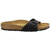 Image de Birkenstock Classic Madrid Birko-Flor Mules pour femme, Noir 040793, 42 EU étroit