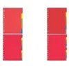 Image de Lot de 10 intercalaires Pagna 31101-20 A4 en 5 couleurs