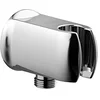 Image de Hansa 4460100 7930003 Jet Coude de raccordement mural avec support de douche Chromé