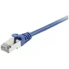 Image de Equip 605537 RJ45 Netwerkkabel, patchkabel CAT 6 S/FTP 0.50 m Blauw Vergulde steekcontacten 1 stuk(s)