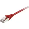 Image de Equip 605521 RJ45 Netwerkkabel, patchkabel CAT 6 S/FTP 2.00 m Rood Vergulde steekcontacten 1 stuk(s)