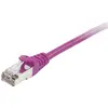 Image de Equip 605551 RJ45 Netwerkkabel, patchkabel CAT 6 S/FTP 2.00 m Violet Vergulde steekcontacten 1 stuk(s)