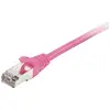 Image de Equip 605584 RJ45 Netwerkkabel, patchkabel CAT 6 S/FTP 5.00 m Pink Vergulde steekcontacten 1 stuk(s)