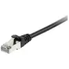 Image de Equip 605593 RJ45 Netwerkkabel, patchkabel CAT 6 S/FTP 0.25 m Zwart Vergulde steekcontacten 1 stuk(s)
