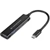 Image de Conceptronic HUBBIES12B HUBBIES12B USB-hub 2 + 2 poorten USB-A, USB-C USB 3.0 5 GBit/s Met USB-C stekker Zwart