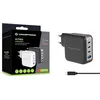 Image de CONCEPTRONIC Chargeur USB PD GaN 4 ports 100 W avec câble de charge USB-C, USB-C x 3, USB-A x 1, QC 3.0, PPS