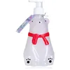 Image de Accentra Beary Christmas Distributeur de savon liquide pour les mains en forme d'ours polaire, 310 ml, parfum vanille givré