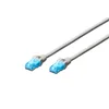 Image de DIGITUS Câble LAN Cat 5e - 3m - Câble réseau CCA avec RJ45 - U/UTP Non blindé - Compatible Cat6 et Cat5 - Gris
