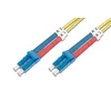 Image de DIGITUS DK-2933-01   Câble À Fibre Optique OS2   1 m   LC à LC   Câble Fibre Optique Duplex   1/10 Gbit/s   SM Monomode LAN   Type De Fibre : 9/125 µ   Jaune (Yellow)