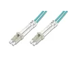 Image de DIGITUS DK-2533-15/3   Câble À Fibre Optique OM3   15 m   LC à LC   Câble Fibre Optique Duplex   1/10/40/100 Gbit/s   MM Multimode LAN   Type De Fibre : 50/125 µ   Turquoise (Aqua)
