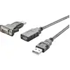 Image de Digitus Serieel, USB 2.0 Aansluitkabel [1x USB-A 2.0 stekker - 1x D-sub stekker 9-polig] DIGITUS - USB 2.0 Serieller Adapter 1.00 m Vergulde steekcontacten