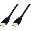 Image de Digitus AK-300100-030-S USB-kabel USB 2.0 USB-A stekker, USB-A stekker 3.00 m Zwart