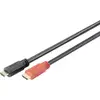 Image de Digitus AK-330105-150-S HDMI-kabel HDMI Aansluitkabel HDMI-A-stekker, HDMI-A-stekker 15.00 m Zwart Vergulde steekcontacten