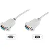 Image de Digitus Aansluitkabel Serieel [1x D-sub bus 9-polig - 1x D-sub bus 9-polig] 3.00 m Beige