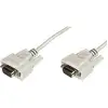 Image de Digitus Aansluitkabel Serieel [1x D-sub bus 9-polig - 1x D-sub bus 9-polig] 3.00 m Beige