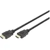 Image de Digitus AK-330107-100-S HDMI-kabel HDMI Aansluitkabel HDMI-A-stekker, HDMI-A-stekker 10.00 m Zwart Audio Return Channel (ARC), Vergulde steekcontacten
