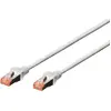 Image de Digitus DK-1644-150 RJ45 Netwerkkabel, patchkabel CAT 6 S/FTP 15.00 m Grijs Halogeenvrij, Verdraaide paren, Snagless, Vlambestendig 1 stuk(s)