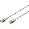 Image de Digitus DK-1644-200 RJ45 Netwerkkabel, patchkabel CAT 6 S/FTP 20.00 m Grijs Halogeenvrij, Verdraaide paren, Snagless, Vlambestendig 1 stuk(s)