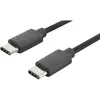 Image de Digitus AK-300138-010-S USB-kabel USB 2.0 USB-C stekker, USB-C stekker 1.00 m Zwart