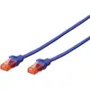 Image de Digitus DK-1612-020/B RJ45 Netwerkkabel, patchkabel CAT 6 U/UTP 2.00 m Blauw Verdraaide paren 1 stuk(s)