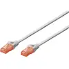 Image de Digitus DK-1612-100 RJ45 Netwerkkabel, patchkabel CAT 6 U/UTP 10.00 m Grijs Verdraaide paren 1 stuk(s)
