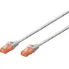 Image de Digitus DK-1617-100 RJ45 Netwerkkabel, patchkabel CAT 6 U/UTP 10.00 m Grijs Halogeenvrij 1 stuk(s)