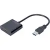 Image de Digitus DA-70841 USB 3.2 Gen 1 (USB 3.0) / HDMI Adapter [1x USB 3.2 Gen 1 stekker A (USB 3.0) - 1x HDMI-bus] Zwart Afgeschermd 15.00 cm