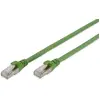 Image de DIGITUS Câble LAN Cat 6A - 1m - Câble réseau PUR - S/FTP blindé - Résistant à l'huile & aux UV - Compatible Cat 6 - Vert